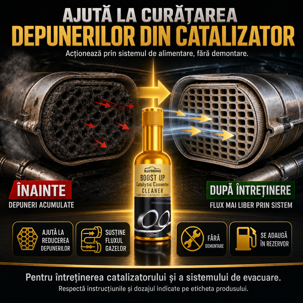 Lichid Curățare DPF & Catalizator 120 ml – Ajută la Reducerea Depunerilor, Fumului și Pierderii de Putere
