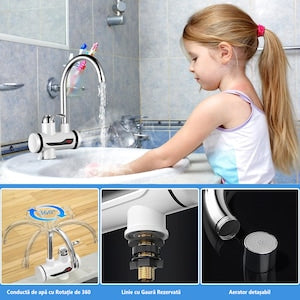 Robinet Electric Inteligent – Apă Caldă Imediat, Economie la Facturi