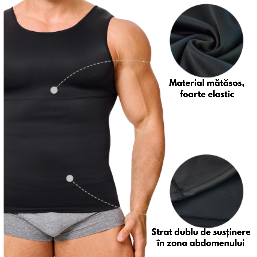 Maiou Modelator One Size – Ascunde Burta, Conturează Silueta, Confortabil și Discret