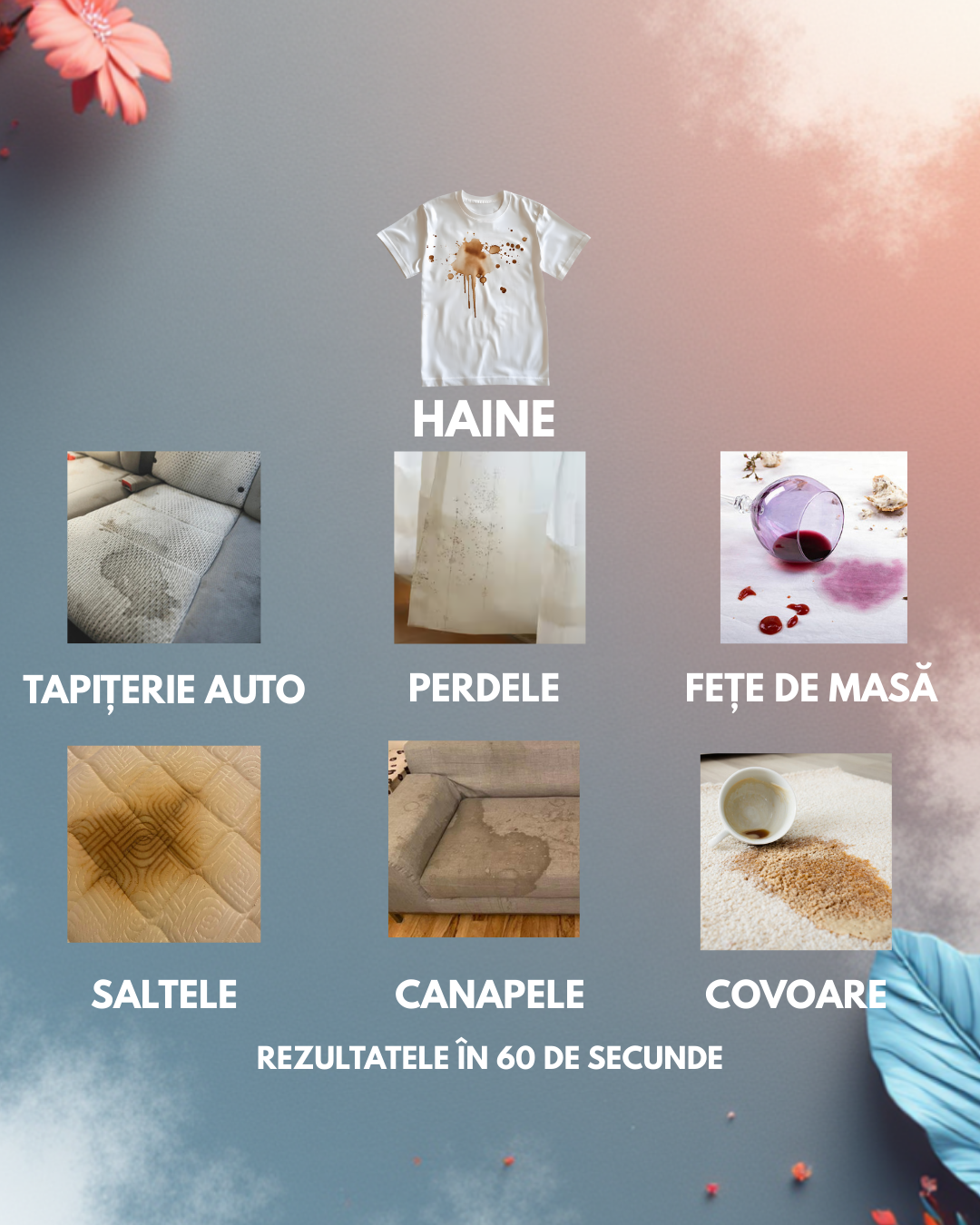 Pachet Promo: 2 Spray-uri Anti-Pete la preț de 1 – Curățare rapidă și eficientă -