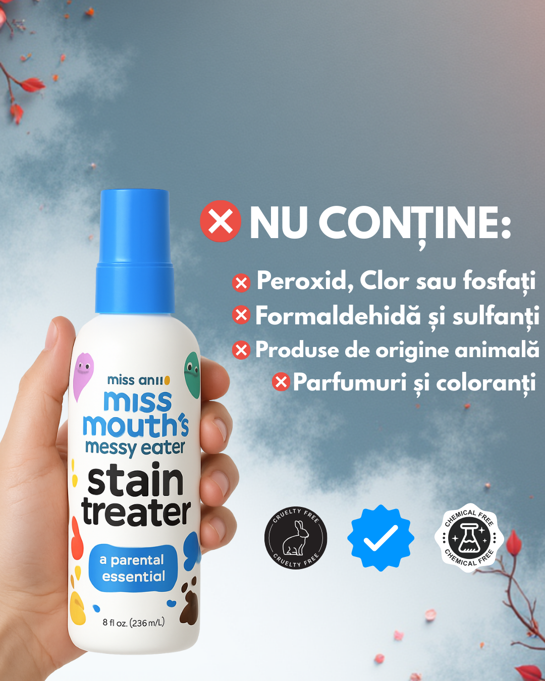 Pachet Promo: 2 Spray-uri Anti-Pete la preț de 1 – Curățare rapidă și eficientă -