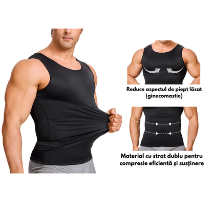 Maiou Modelator One Size – Ascunde Burta, Conturează Silueta, Confortabil și Discret