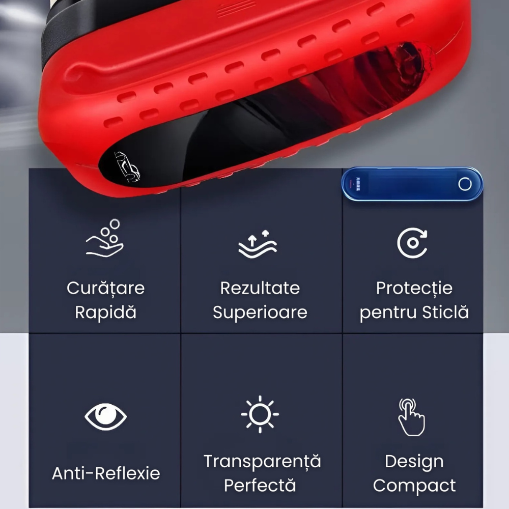 Pachet Promo: Set 3 Perii Auto Anti Abur– Adio Parbriz Murdar, Vizibilitate Clară Zi și Noapte -