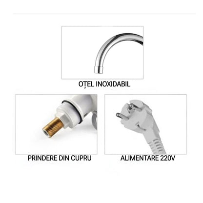 Robinet Electric Inteligent – Apă Caldă Imediat, Economie la Facturi