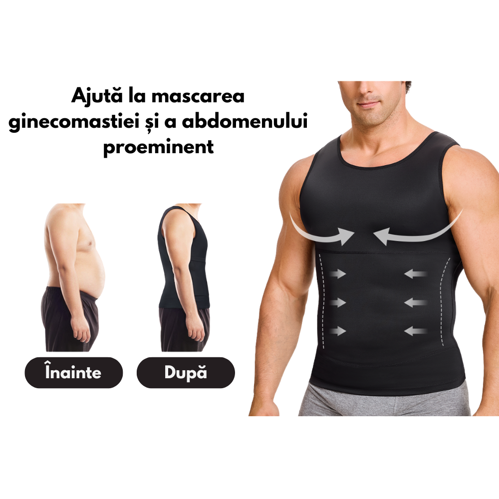 Maiou Modelator One Size – Ascunde Burta, Conturează Silueta, Confortabil și Discret