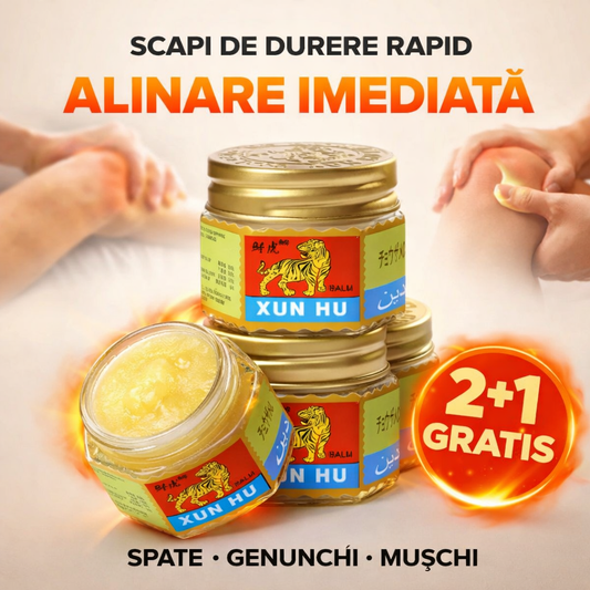 Scapă de Dureri Musculare și Articulare — Balsam Puterea Tigrului cu Efect Rapid (2+1 GRATIS)