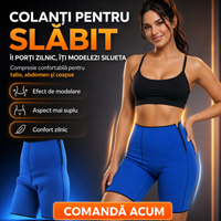 Colanți pentru Slăbit cu Talie Înaltă – Modelează Abdomenul și Coapsele