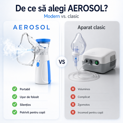 Aerosol pentru Copii și Adulți – Soluție eficientă pentru respirație