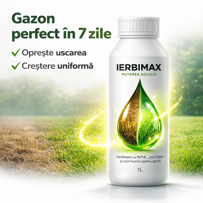 IerbiMax – Repară gazonul uscat și îl face verde în 7 zile