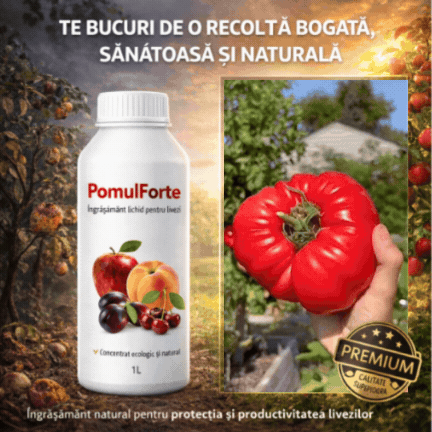 Îngrășământ concentrat pentru pomi fructiferi și rod bogat în toată livada | PomulForte