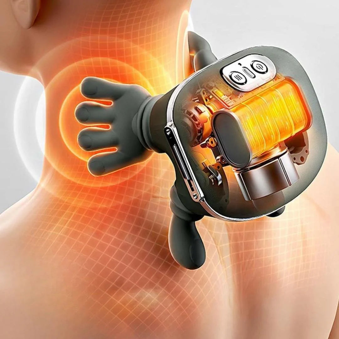 Aparat de masaj profund pentru gât, umeri și spate – masaj real, zilnic