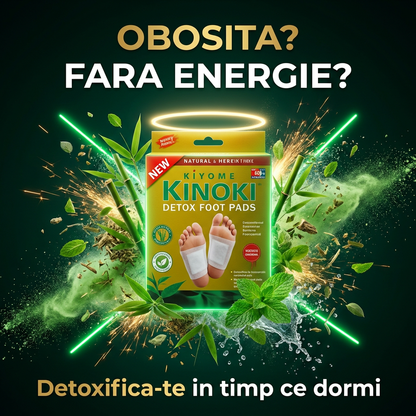 Plasturi Detox — Curatare Naturala a Organismului prin Talpi (10 buc)