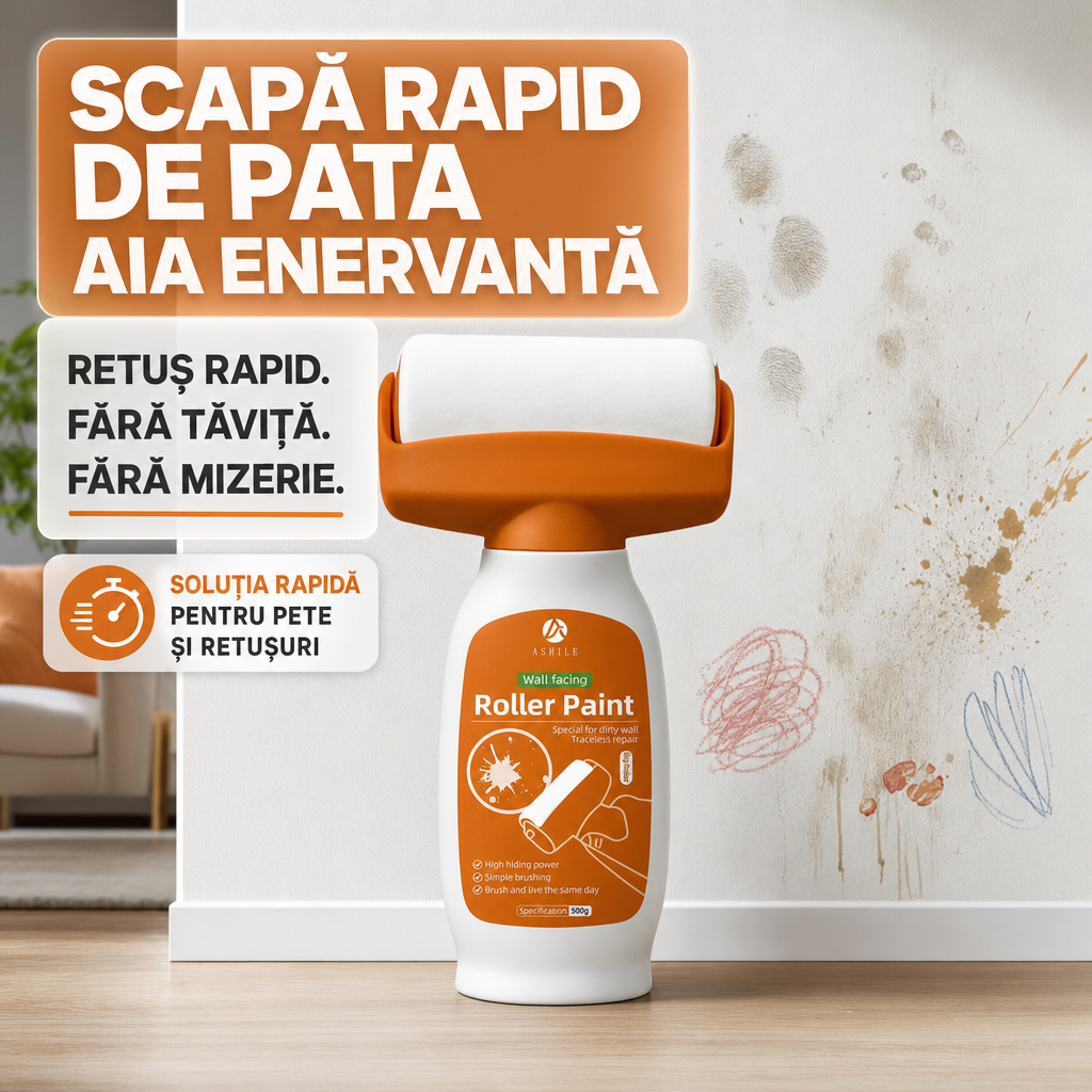 Trafalet cu Rezervor Integrat – Pentru Pete și Retușuri pe Pereți