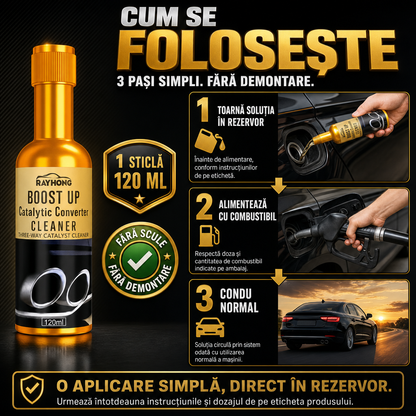 Lichid Curățare DPF & Catalizator 120 ml – Ajută la Reducerea Depunerilor, Fumului și Pierderii de Putere