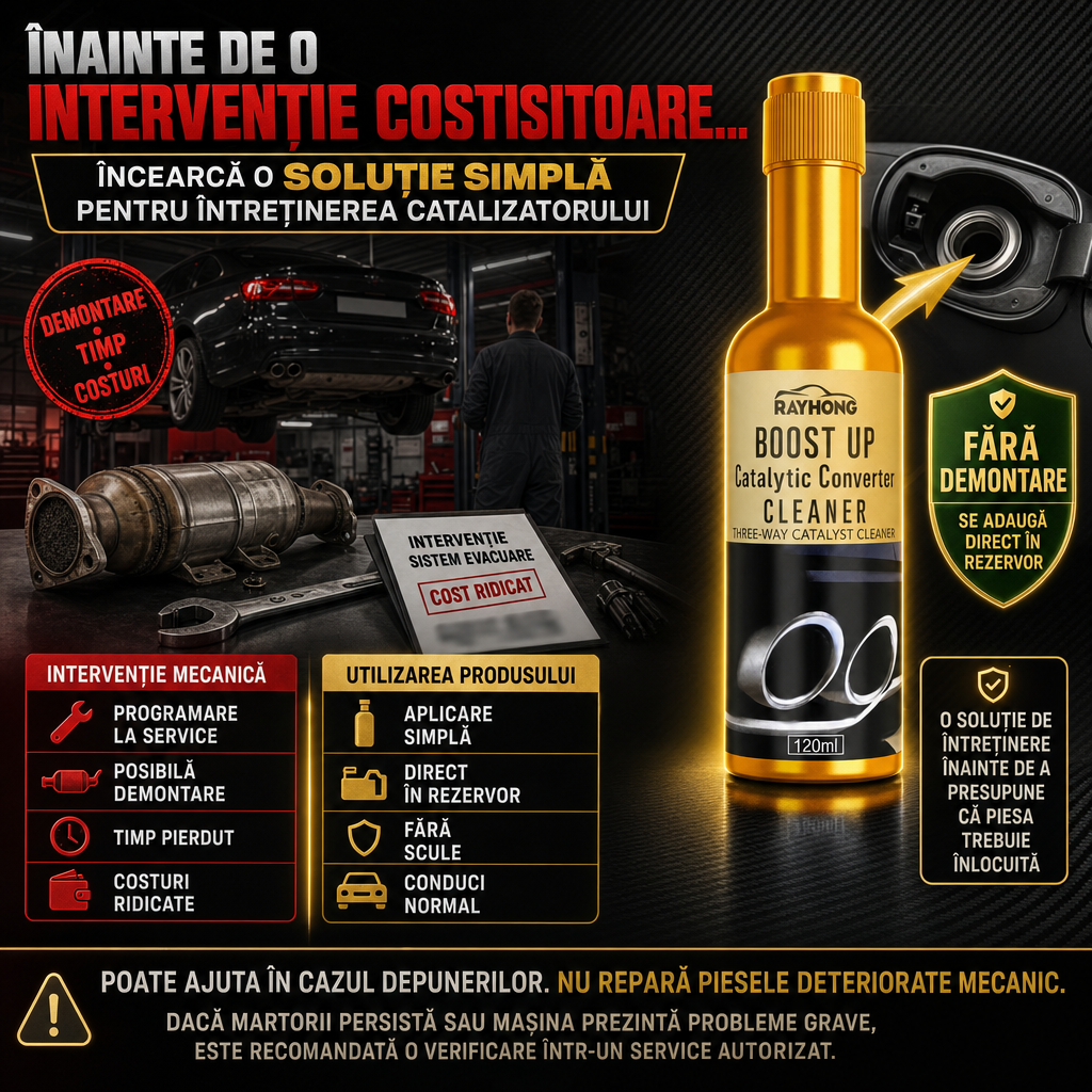 Lichid Curățare DPF & Catalizator 120 ml – Ajută la Reducerea Depunerilor, Fumului și Pierderii de Putere