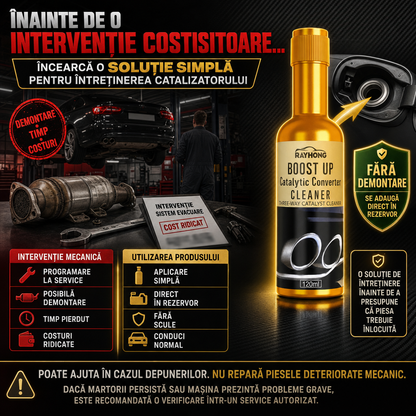 Lichid Curățare DPF & Catalizator 120 ml – Ajută la Reducerea Depunerilor, Fumului și Pierderii de Putere