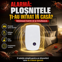 BedGuard™ – Dispozitiv Ultrasonic Anti-Ploșnițe pentru Dormitor și Locuință
