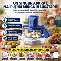 PeelPro™ – Aparat Automat de Decojit pentru Usturoi, Fructe și Legume Mici
