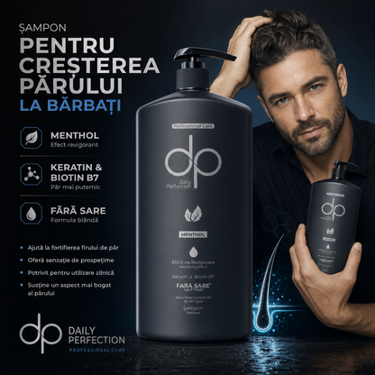 GrowMen™ – Șampon Fortifiant pentru Bărbați, cu Biotină și Keratină