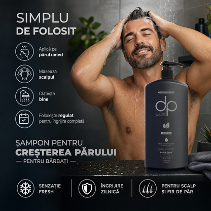 GrowMen™ – Șampon Fortifiant pentru Bărbați, cu Biotină și Keratină