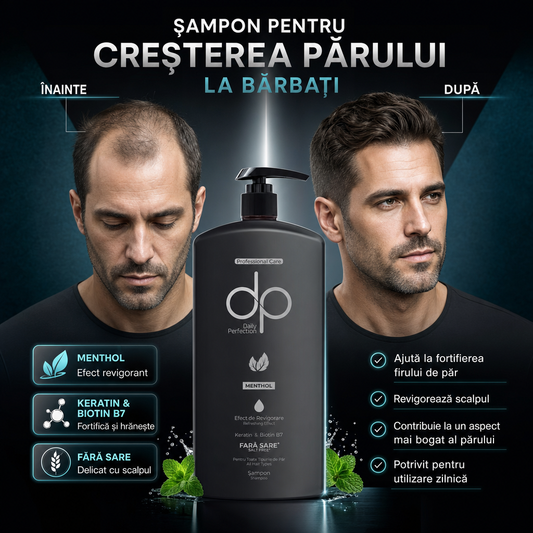 GrowMen™ – Șampon Fortifiant pentru Bărbați, cu Biotină și Keratină