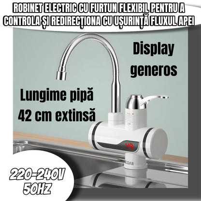 Robinet Electric Inteligent – Apă Caldă Imediat, Economie la Facturi